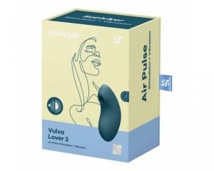 Satisfyer Vulva Lover 2 blue - masażer łechtaczki (niebieski)