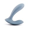 Svakom Erica Wearable Vibrator - wibrator z masażerem łechtaczki (niebieski)