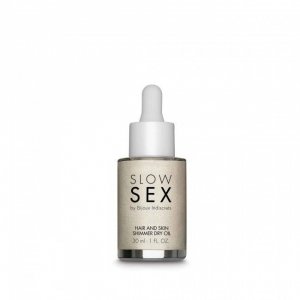 Bijoux Indiscrets Slow Sex Hair and Skin Shimmer Dry Oil - olejek do włosów i skóry
