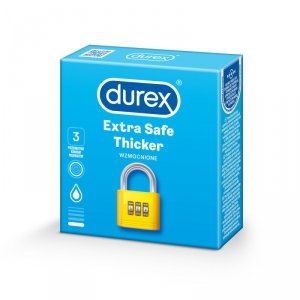 Durex Extra Safe - Prezerwatywy wzmocnione (1op./3 szt.)