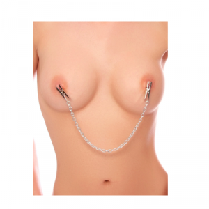 Pipedream Fetisch Fantasy Series Nipple Chain Clips Silver -  zaciski na sutki (srebrny)
