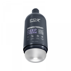 Pipedream PDX Plus - Shower Therapy - Deep Cream - masturbator (czarny)