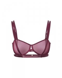 Promees Vivien burgundy biustonosz M/L