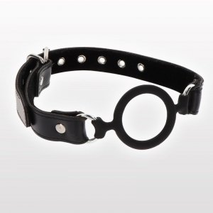 Taboom Open Ring Gag - knebel (czarny)