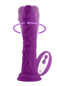 FEMMEFUNN WIRELESS TURBO SHAFT PURPLE - dildo z wibracjami (fioletowy)