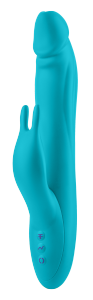 FemmeFun Booster Rabbit XL Turquoise - wibrator króliczek (niebieski)