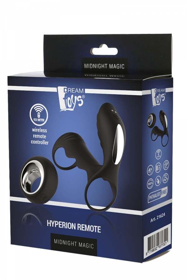Dream Toys Midnight Magic Hyperion Remote - wibrator dla par z pilotem