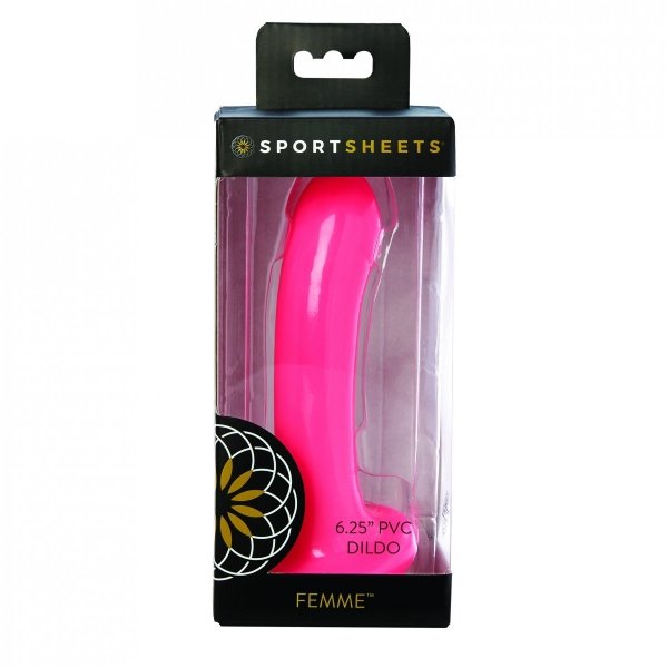 Sportsheets Femme Rubber Dildo - dildo (różowe)