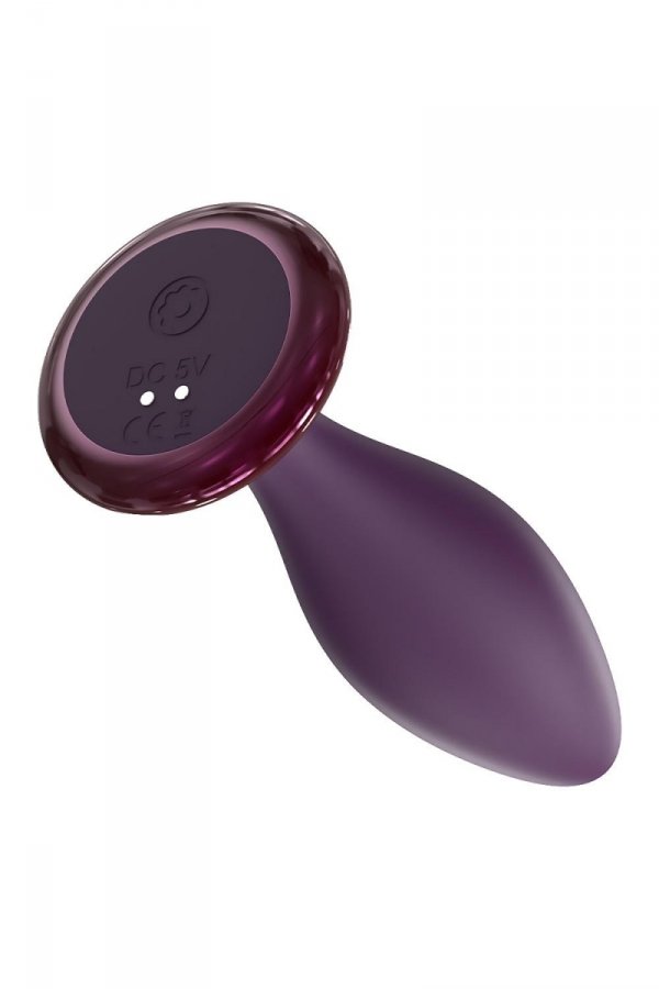 Dream Toys Glam Strong Anal Vibe - korek analny z wibracjami (fioletowy)