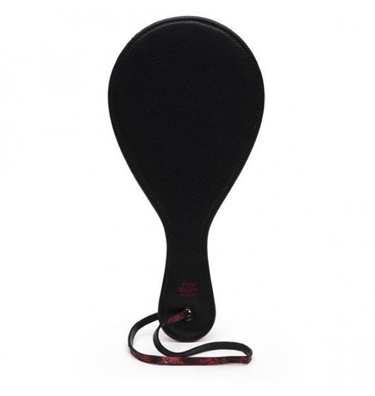 Fifty Shades of Grey Sweet Anticipation Round Paddle duża packa (czarno - czerwony)