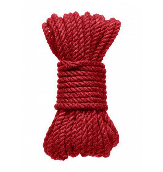 Kink by Doc Johnson - Hogtied Bind &amp; Tie sznur do krępowania 9m x 6mm , czerwony