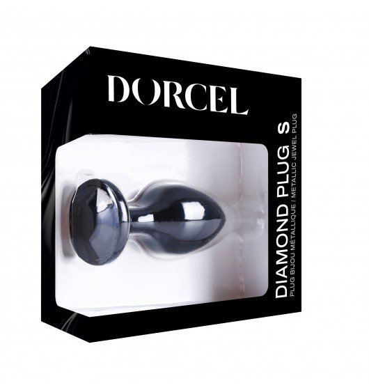 Dorcel Diamond Plug Black S - Korek analny S (czarny)