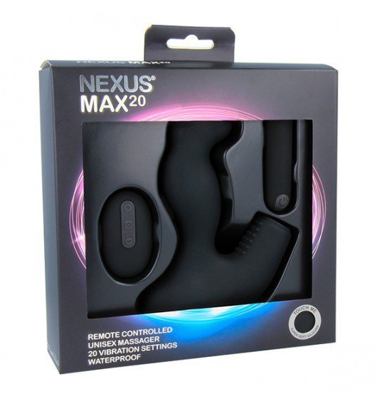 Nexus Max 20 - Masażer prostaty (czarny)