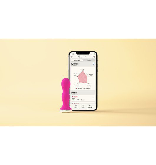 Perifit Pink - kulki gejszy podwójne z aplikacją (różowe)