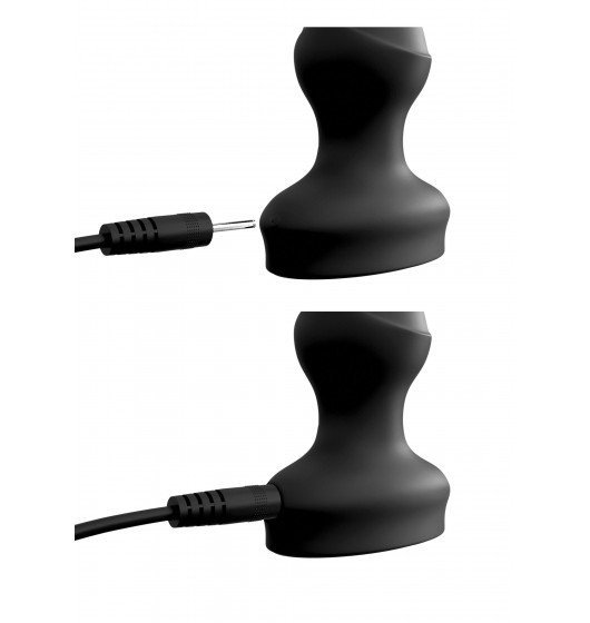 3Some by Pipedream Wall Banger Beads - wielofunkcyjny masażer wibracyjny (czarny)