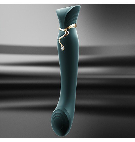 Zalo Legend Queen Set G-Spot Pulse Wave Vibrator - Wibrator Ekskluzywny (zielony)