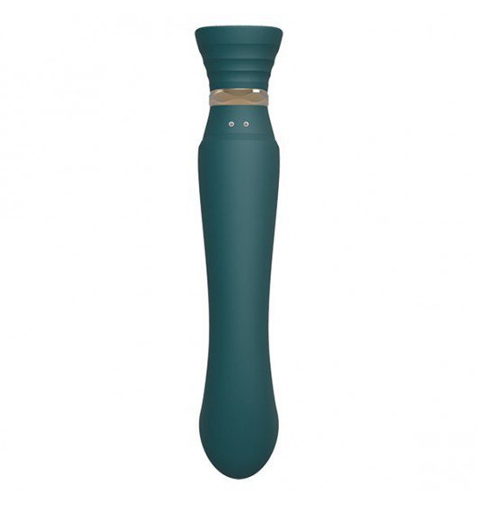 Zalo Legend Queen Set G-Spot Pulse Wave Vibrator - Wibrator Ekskluzywny (zielony)