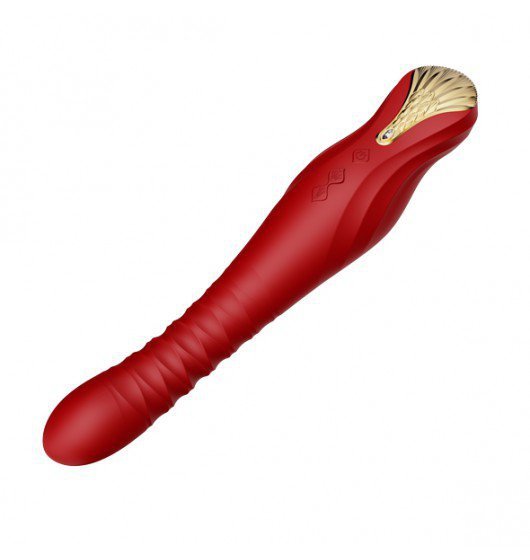 Zalo King Vibrating Thruster - wielofunkcyjny wibrator ekskluzywny (czerwony)