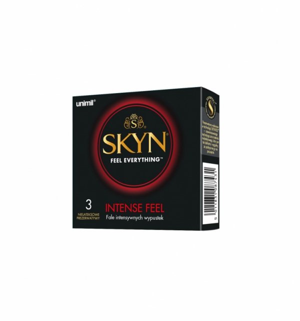 Unimil SKYN Intense Feel - Prezerwatywy z wypustkami (1op./3szt.)
