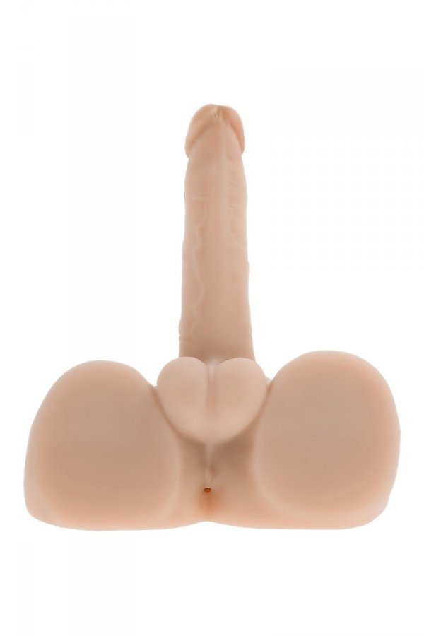 Evolved Torso Easy Rider light - dildo/pulsator (cielisty)
