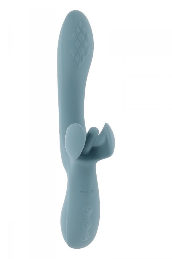 Evolved Rabbit Vibrator Take Your Flick Blue - wibrator króliczek (niebieski)