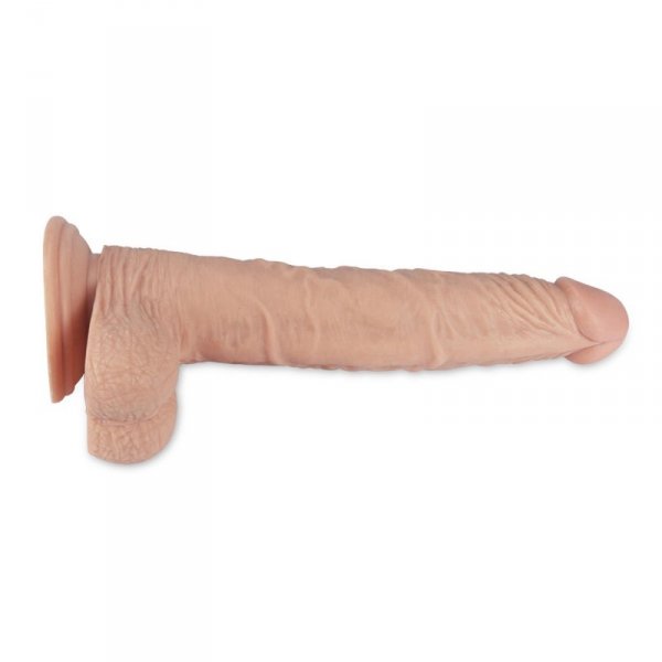 9.5&#039;&#039; Real Extreme Vibrating Dildo Flesh