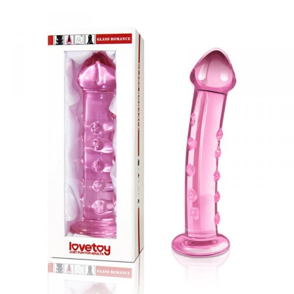 7.5&quot; Glass Romance Pink
