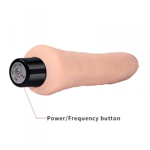9&quot; REAL SOFTEE Vibrating Dildo