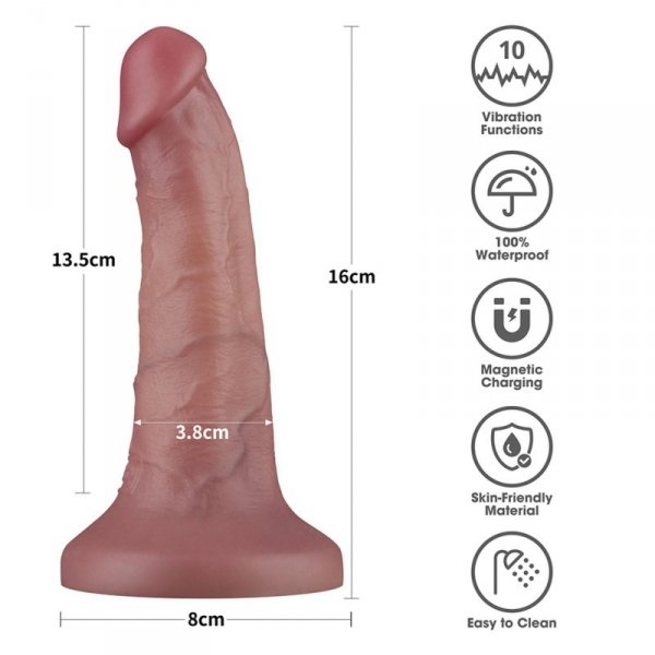 6&#039;&#039; Vibrating Dual Density Power Cock