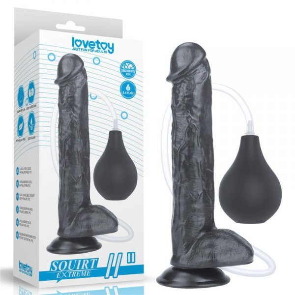 11&#039;&#039; Squirt Extreme Dildo - Black