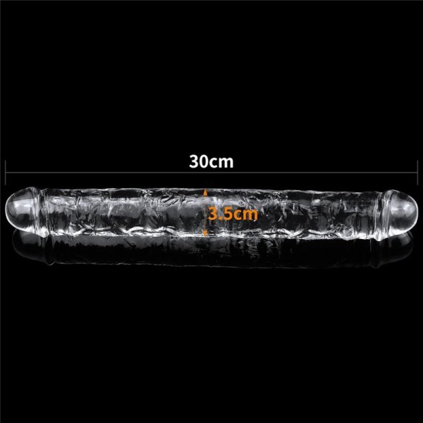 Flawless Clear Double dildo 12&#039;&#039;