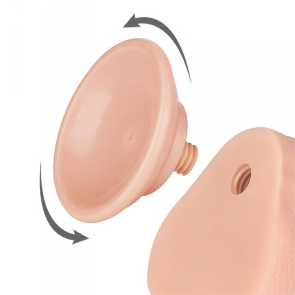 8.5&#039;&#039; Sliding Skin Dual Layer Dong Flesh