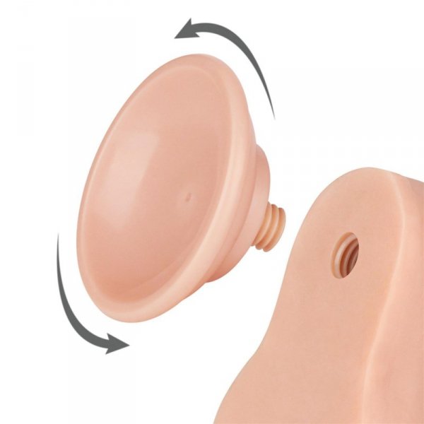 8.5&#039;&#039; Sliding Skin Dual Layer Dong Flesh