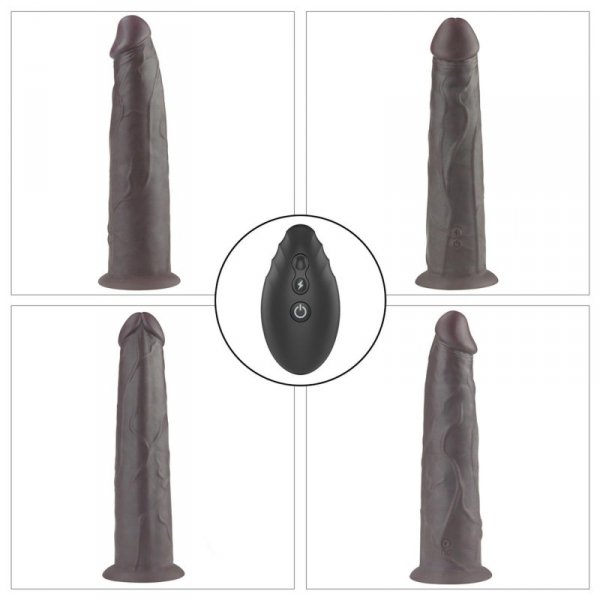 9.0&#039;&#039; Dual Layered Platinum Silicone Rotator