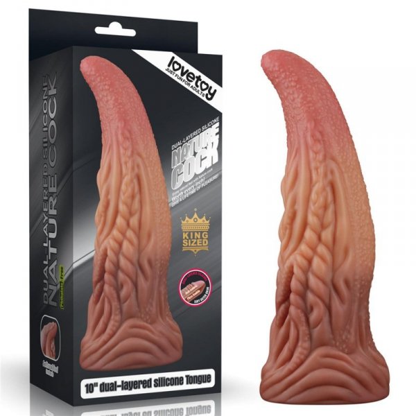 10&#039;&#039; Dual layered Platinum Silicone Tongue