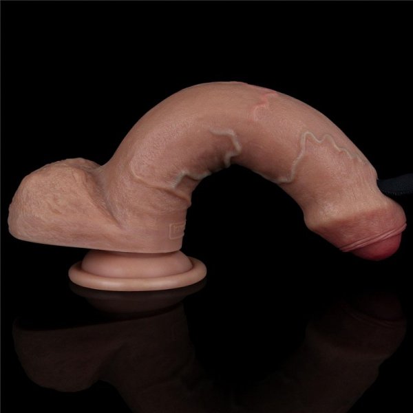8&#039;&#039; Dual Layered Silicone Cock