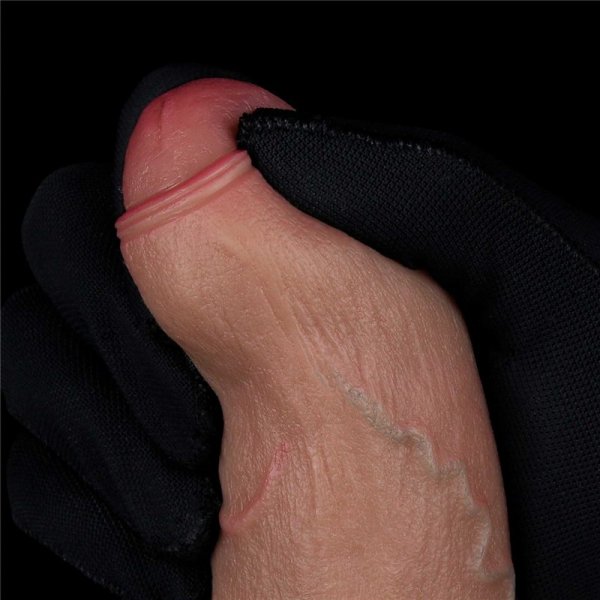 8&#039;&#039; Dual Layered Silicone Cock