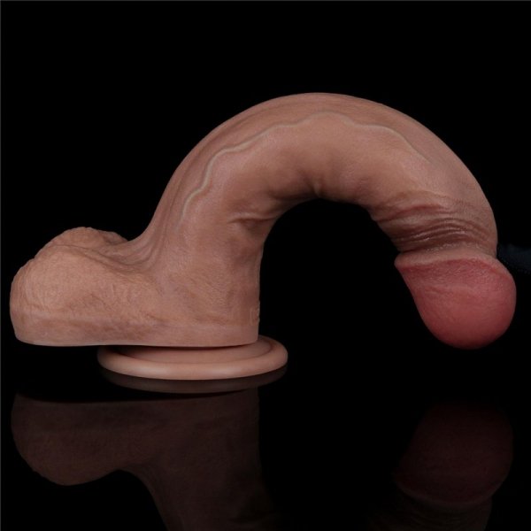 9&#039;&#039; Dual Layered Silicone Cock