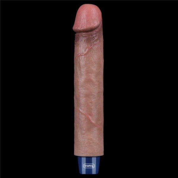 9&quot; REAL SOFTEE Rechargeable Silicone Vibrating Dildo