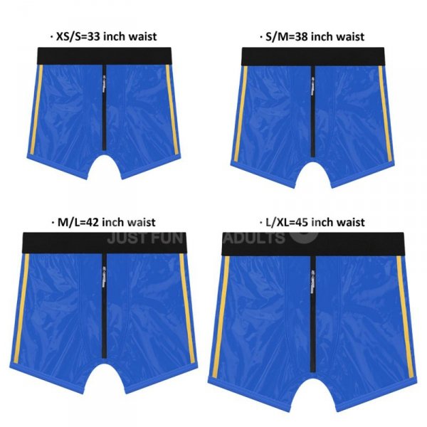 Chic Strap-On shorts (32 - 35 inch waist) Blue