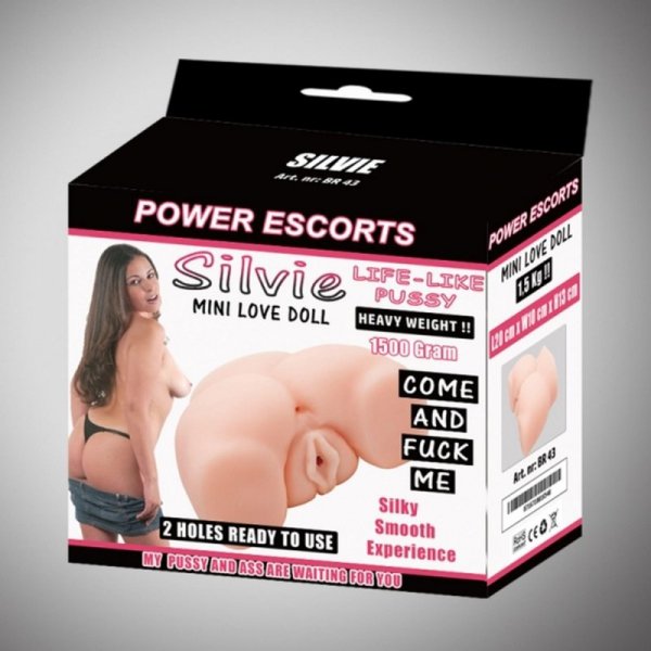 Silvie  mini love doll flesh  1500 grams masturbator