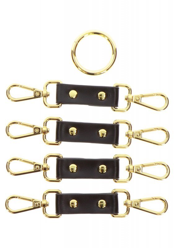 Studded Hogtie Black