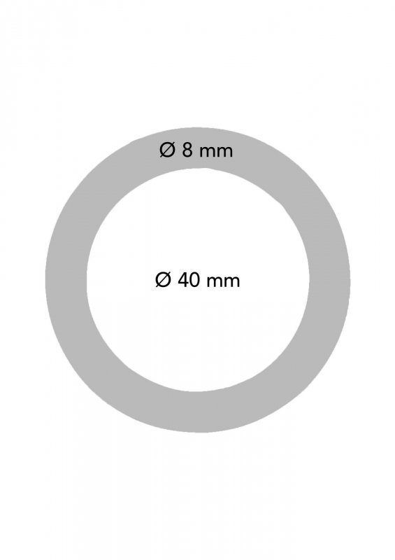 Pierścień-COCKRING RVS 8MM - 40MM
