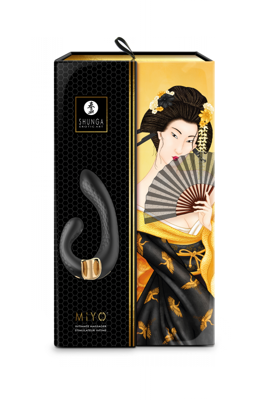 SHUNGA MIYO BLACK - wibrator (czarny) 