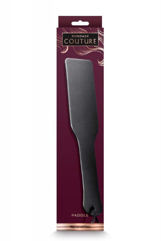 NS Novelties BONDAGE COUTURE PADDLE BLACK - packa (czarna)