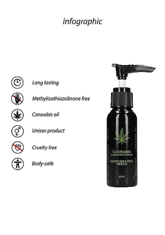 Cannabis With Hemp Seed Oil - Masturbation Cream - 50 ml