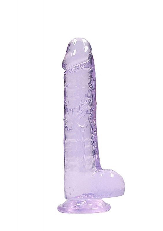 8&quot; / 20 cm Realistic Dildo With Balls - Purple