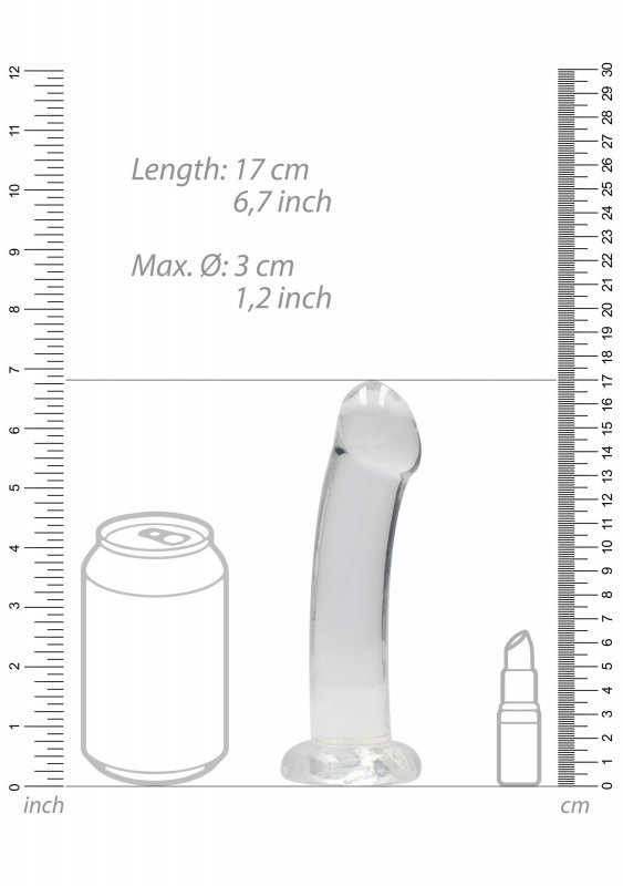 Non Realistic Dildo with Suction Cup - 6,7&quot;&quot;/ 17 cm
