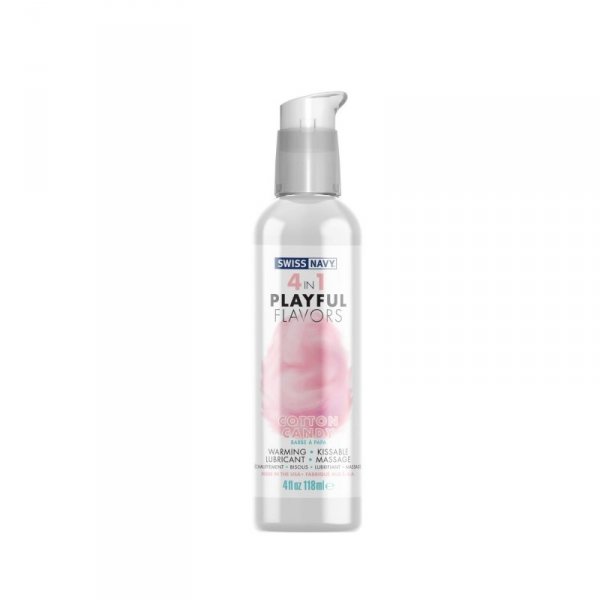 4 in 1 Lubricant with Cotton Candy Flavor - 4 fl oz / 118 ml
