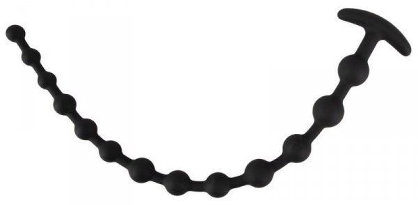 Black Velvets Anal Beads Silic